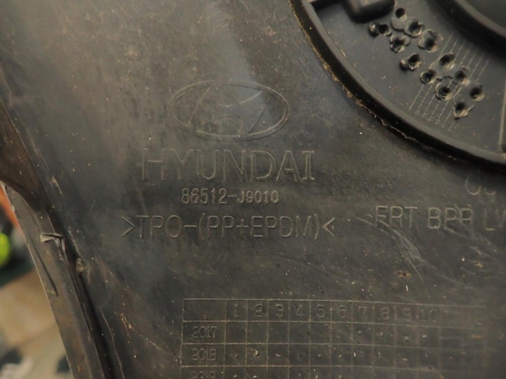 Přední nárazník HYUNDAI KONA 2017 - 86512-J9010