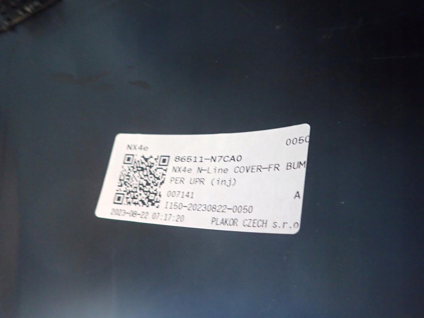 Přední nárazník HYUNDAI TUCSON IV N-LINE 2020- 86511-n7ca0
