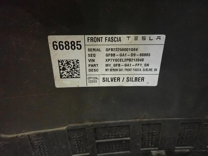 Přední nárazník TESLA Y 2020- 555955488