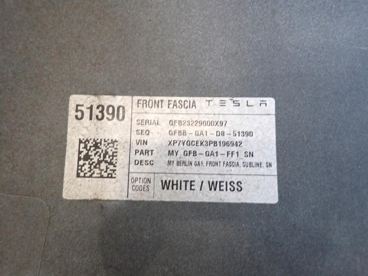 Přední nárazník TESLA Y 2020 - 541894846468